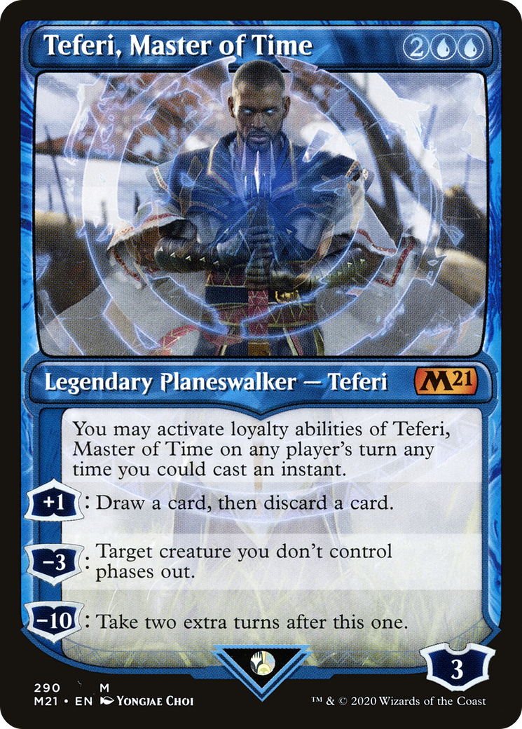 Teferi, Maître du Temps (M21-290) - Coffret de base 2021 : (Vitrine) Foil 