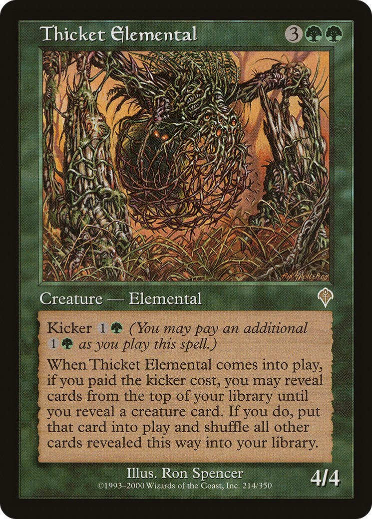 Élémentaire du Fourré (INV-214) - Invasion Foil 