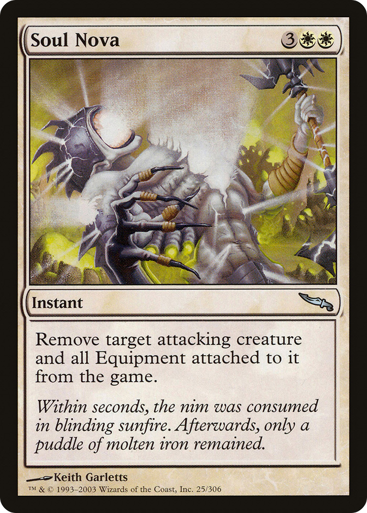 Soul Nova (MRD-025) - Feuille Mirrodin 