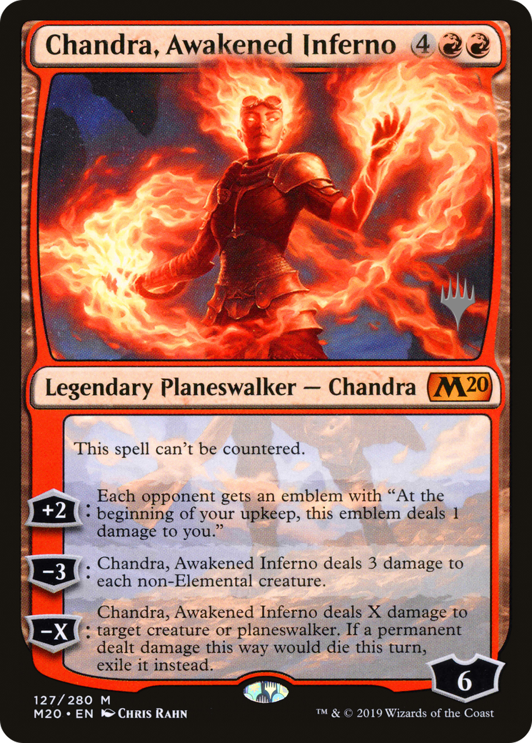 Chandra, Awakened Inferno (PPM20-127P) - Core Set 2020 Promos