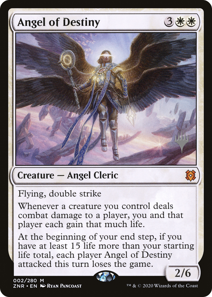 Angel of Destiny (PPZNR-02P) - Zendikar Rising Promos Foil