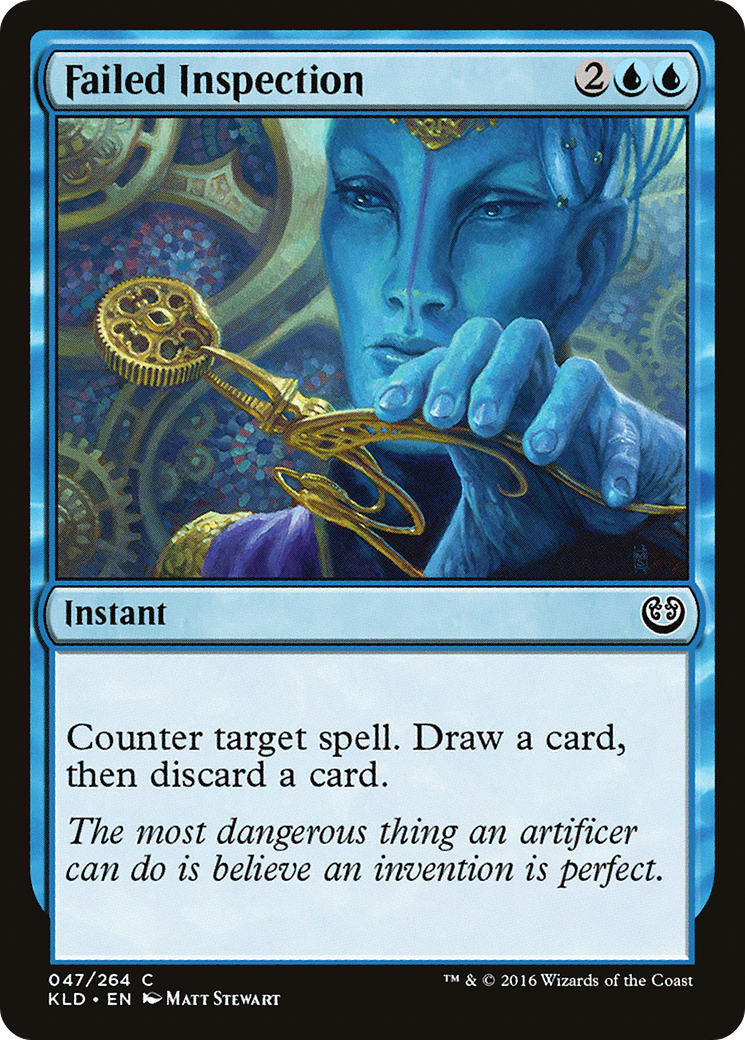 Échec de l'inspection (KLD-047) - Feuille de Kaladesh