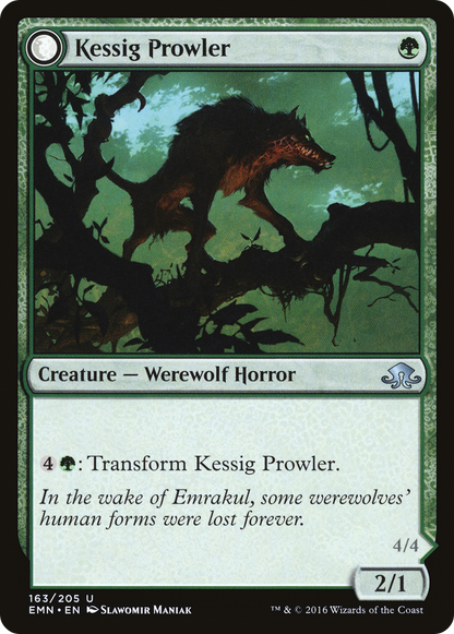 Kessig Prowler // Prédateur sinueux (EMN-163) - Eldritch Moon : (mooneldrazidfc) 