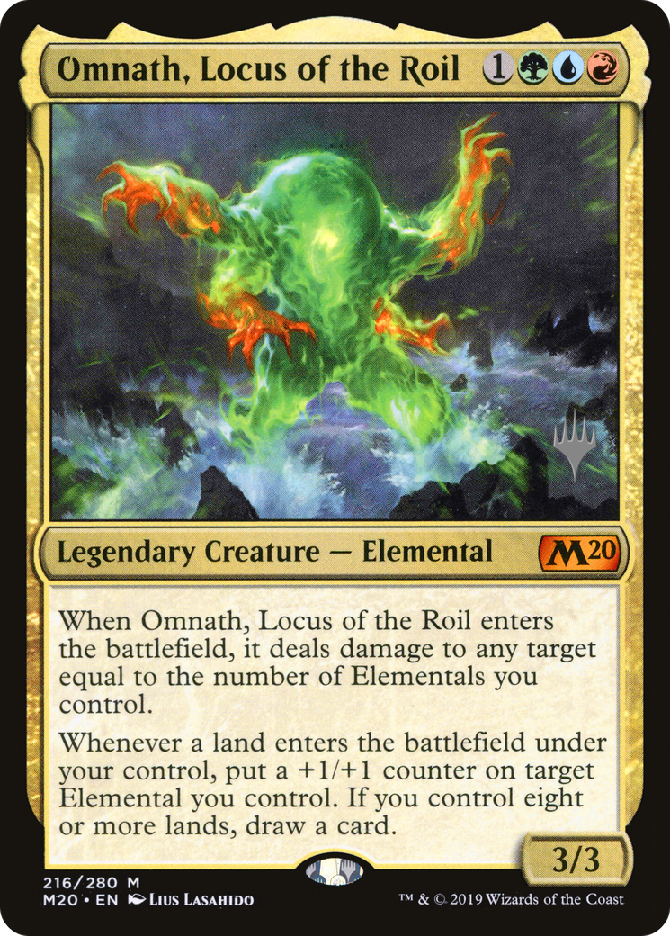 Omnath, Locus of the Roil (PPM20-216) - Core Set 2020 Promos Foil