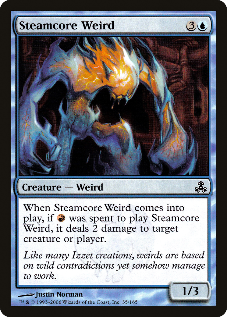 Steamcore Weird (GPT-035) - Feuille du Pacte des Guildes