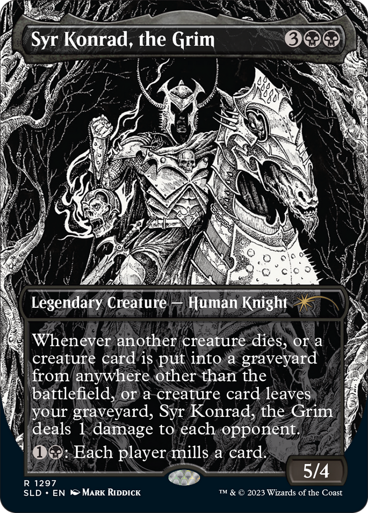 Syr Konrad, the Grim (SLD-1297) - Secret Lair Drop (Borderless)