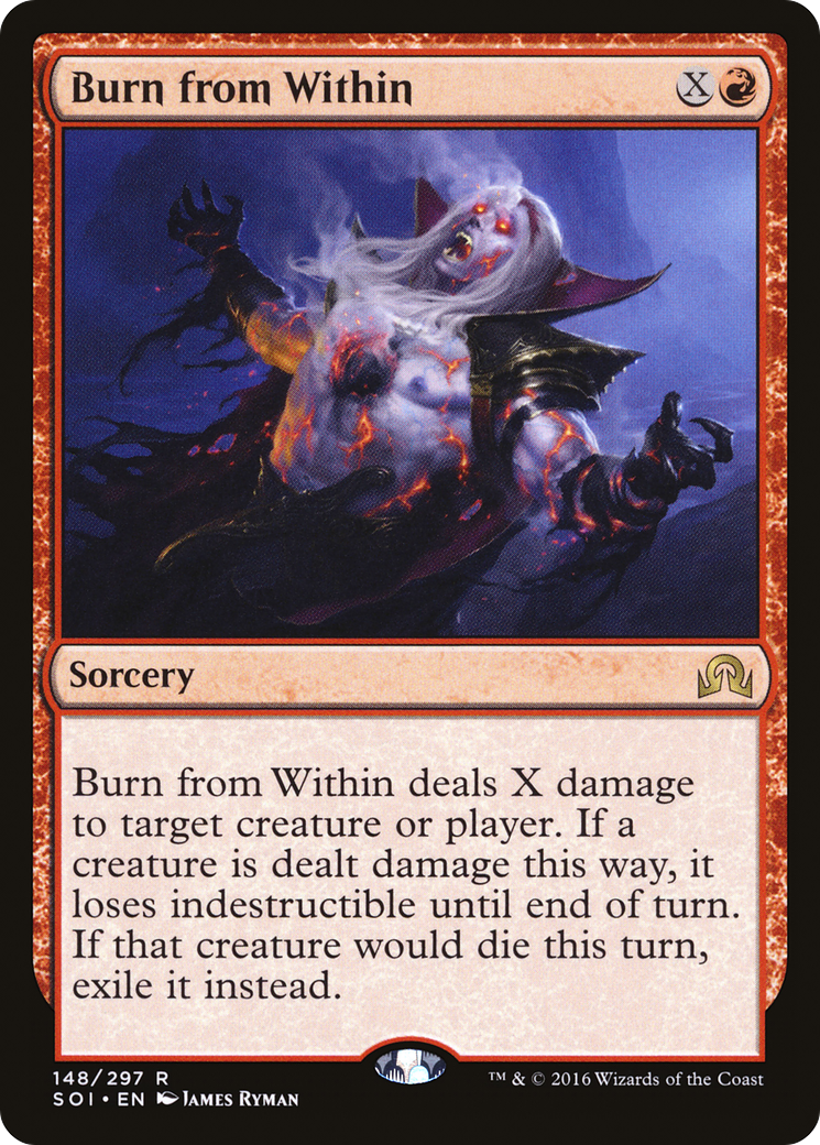 Burn from Within (SOI-148) - Shadows over Innistrad