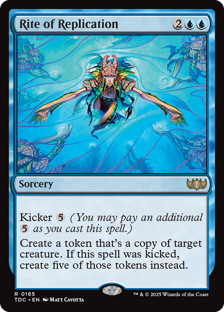Rite de réplication (TDC-165) - Commandant : Tarkir : Tempête de dragons 