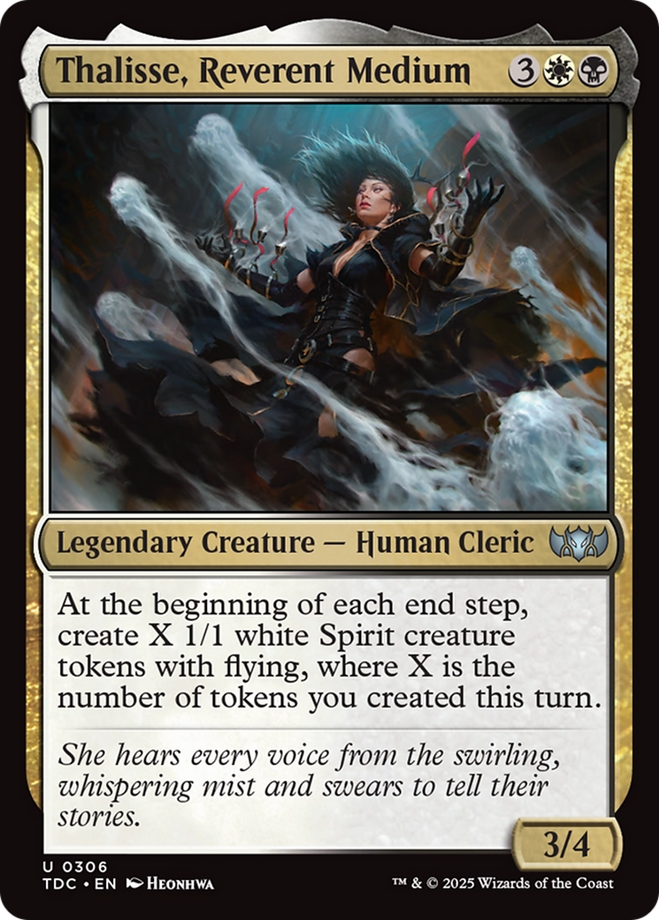Thalisse, Médium Révérencieux (TDC-306) - Commandant : Tarkir : Tempête de Dragons 