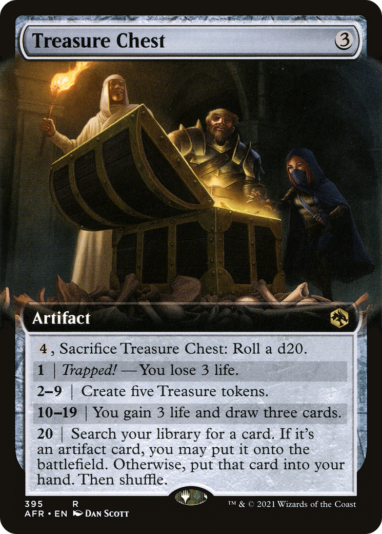 Treasure Chest (Extended Art) (AFR-395) - Adventures in the Forgotten Realms: (Extended Art) Foil