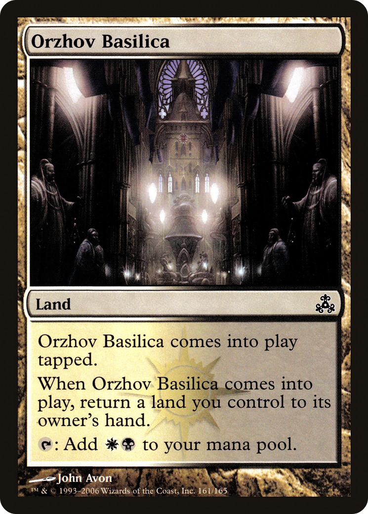 Basilique d'Orzhov (GPT-161) - Feuille du Pacte des Guildes