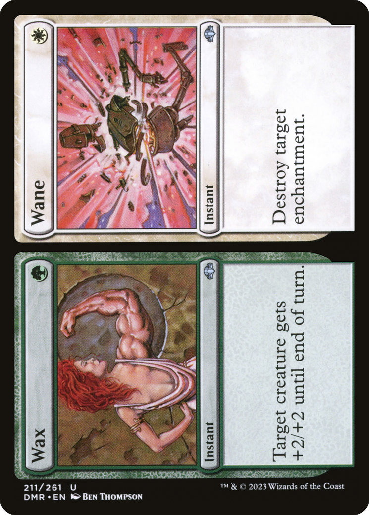 Wax // Wane (DMR-211) - Dominaria Remastered Foil 