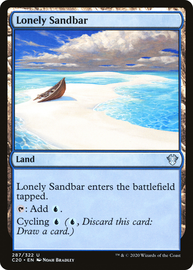 Banc de sable solitaire (C20-287) - Commander 2020 