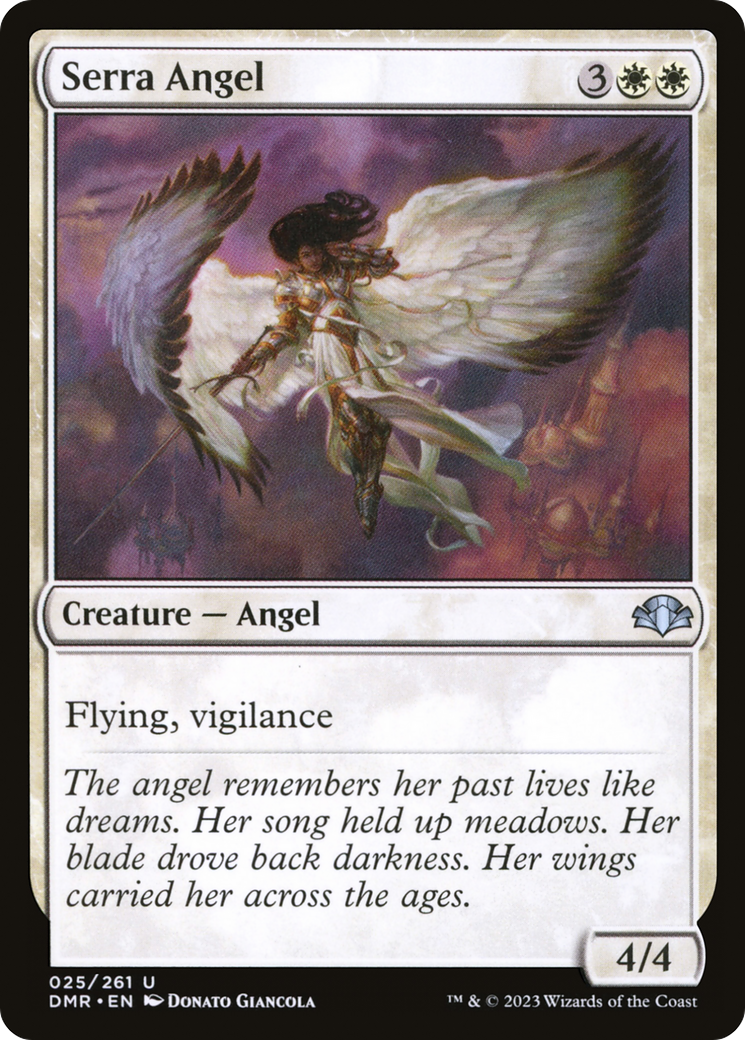 Serra Angel (DMR-025) - Dominaria Remastered Foil