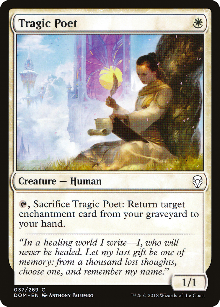 Poète tragique (DOM-037) - Dominaria Foil 