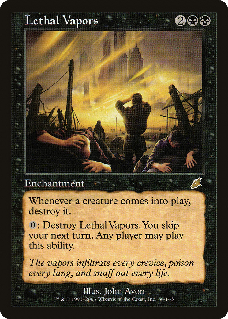 Vapeurs mortelles (SCG-068) - Fléau 