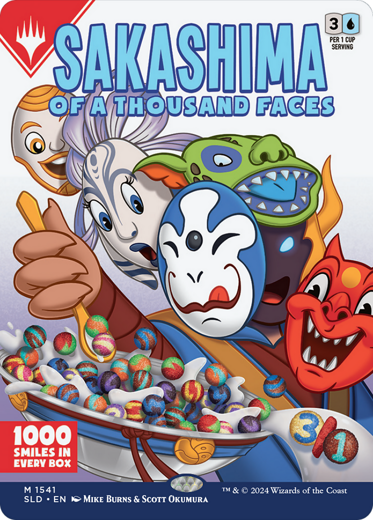 Sakashima of a Thousand Faces (SLD-1541) - Secret Lair Drop (Borderless)