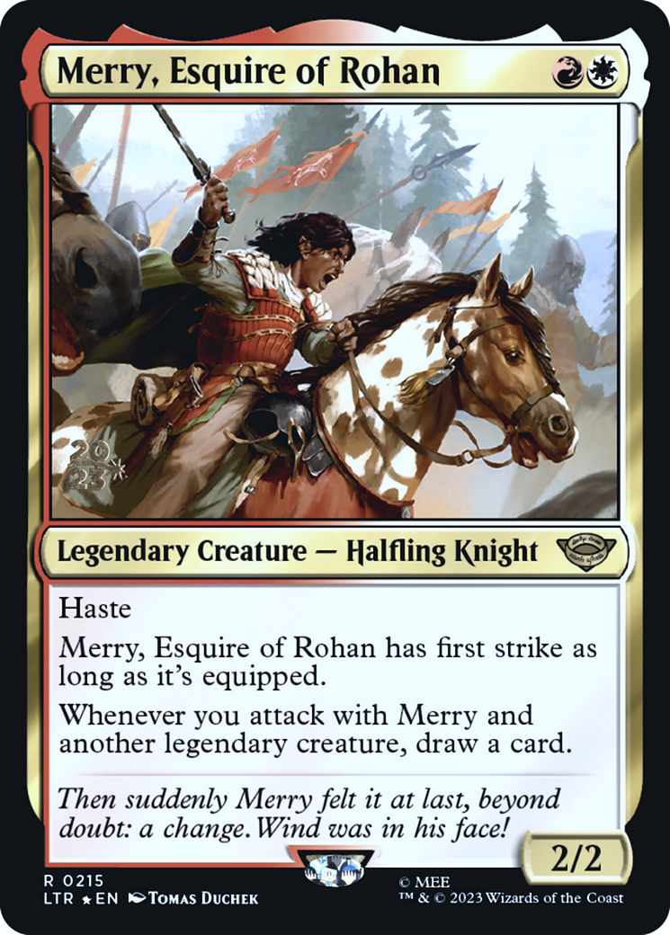 Merry, Esquire of Rohan (PRE-215S) - Tales of Middle-earth Promos Foil