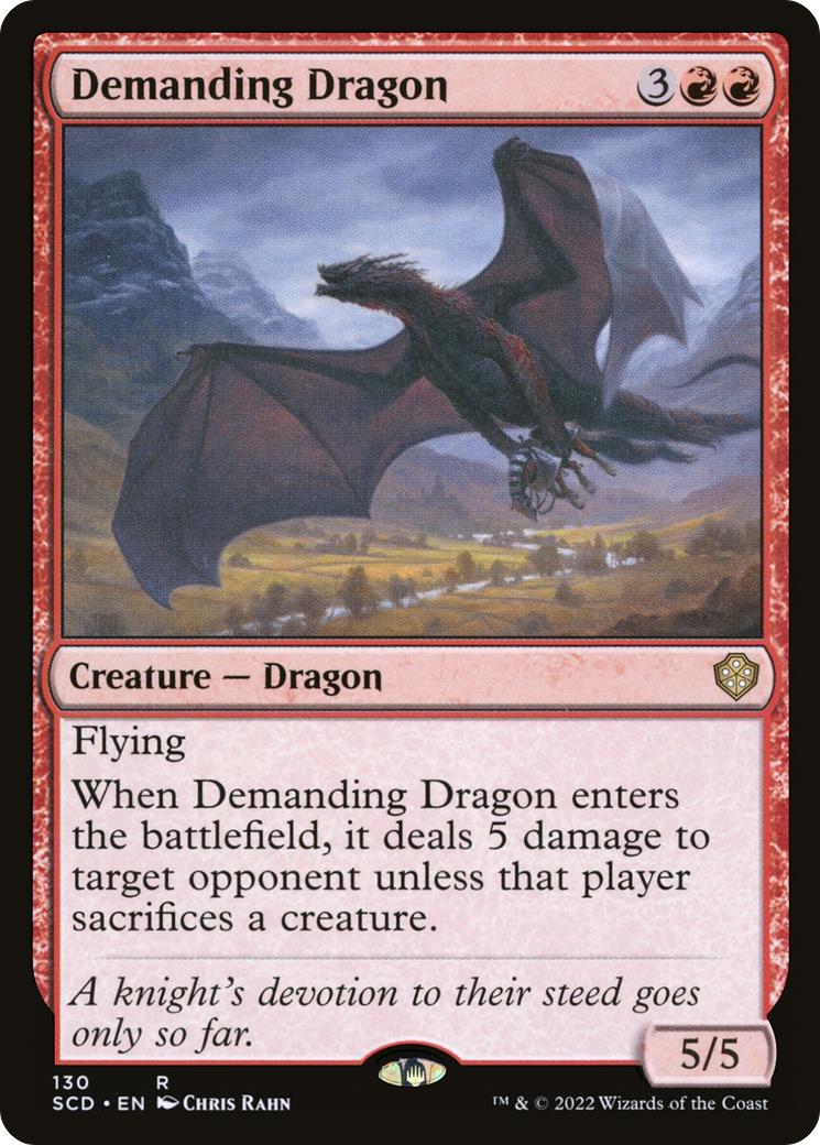 Dragon exigeant (SCD-130) - Decks de commandant de départ 