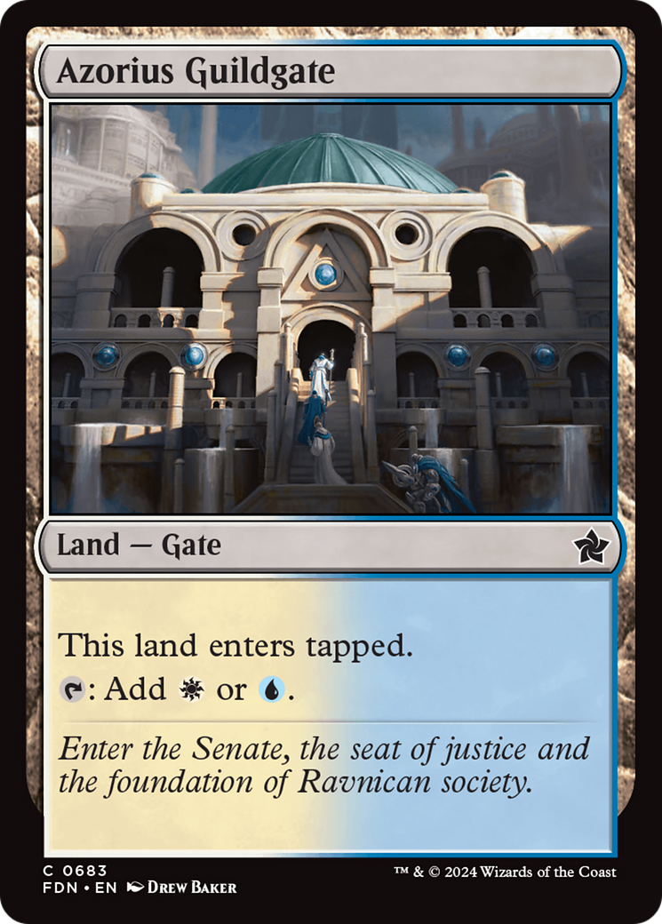 Porte de la Guilde d'Azorius (FDN-683) - Fondations 