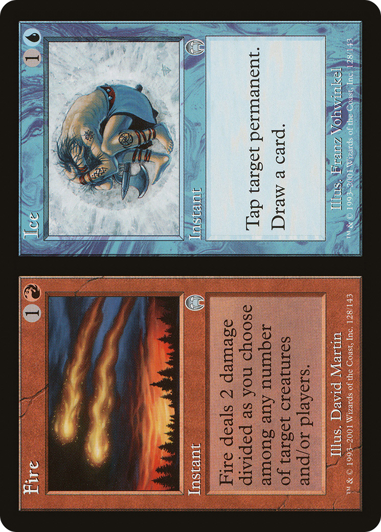 Feu // Glace (APC-128) - Apocalypse Foil 