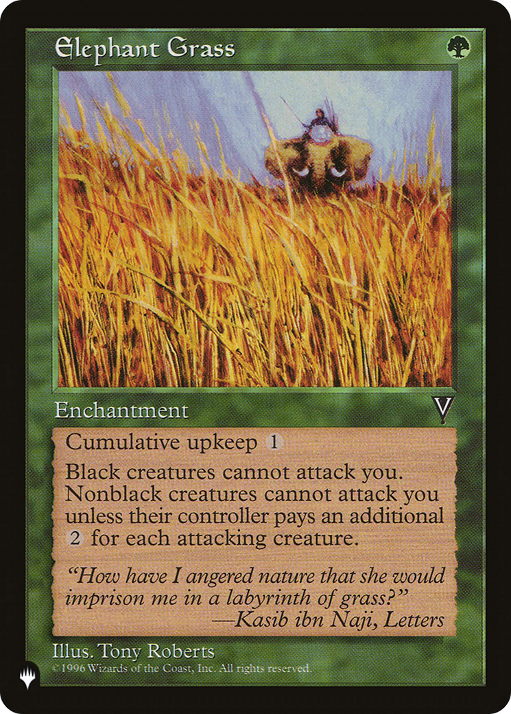Elephant Grass (LIST-) - The List
