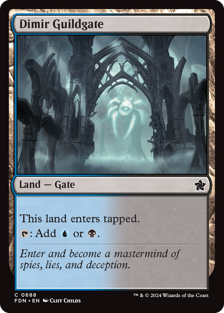 Dimir Guildgate (FDN-688) - Fondations 