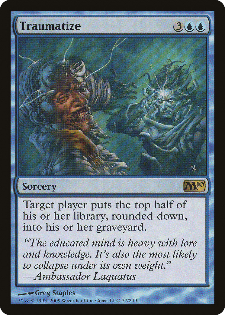 Traumatize (M10-077) - Magic 2010 Foil