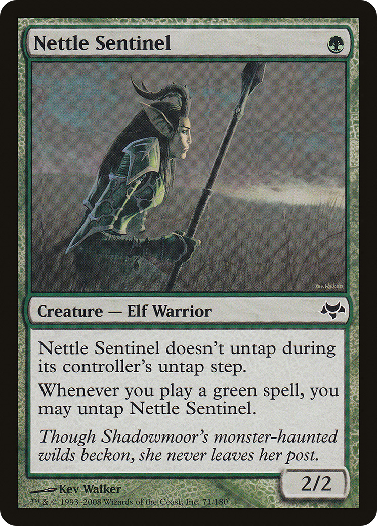 Nettle Sentinel (EVE-071) - Feuille d'événement 
