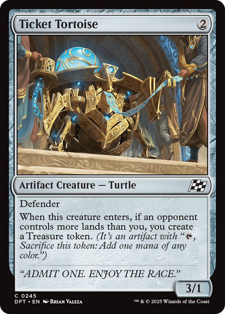 Ticket Tortue (DFT-245) - Feuille Aetherdrift 