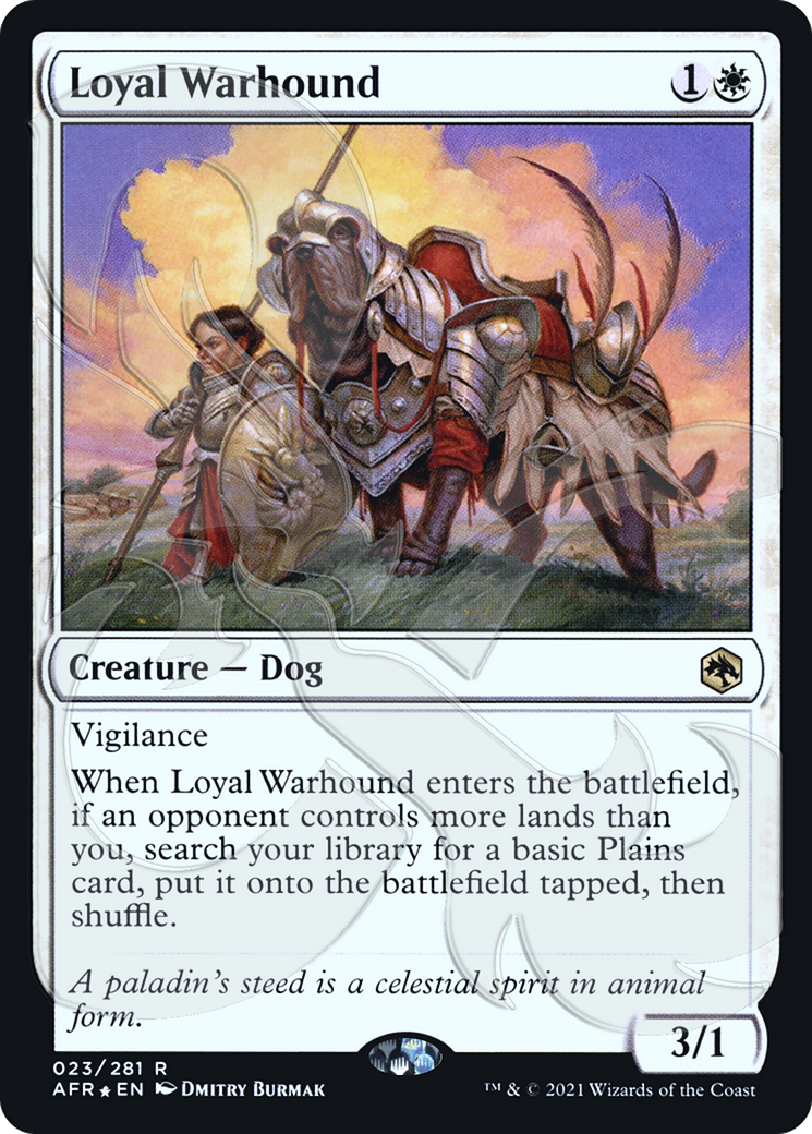 Loyal Warhound (AFR&-23A) - Adventures in the Forgotten Realms Promos Foil