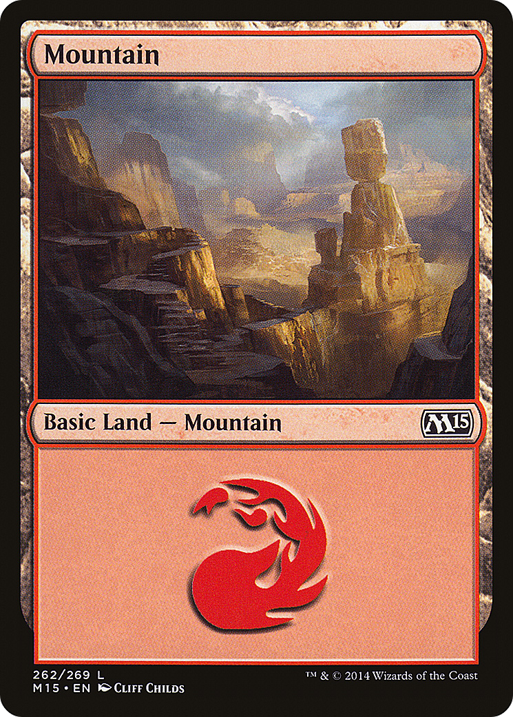 Mountain (262) (M15-262) - Magic 2015 Foil