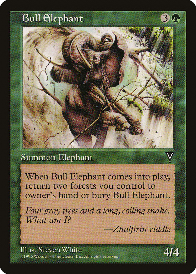 Éléphant mâle (VIS-101) - Visions 