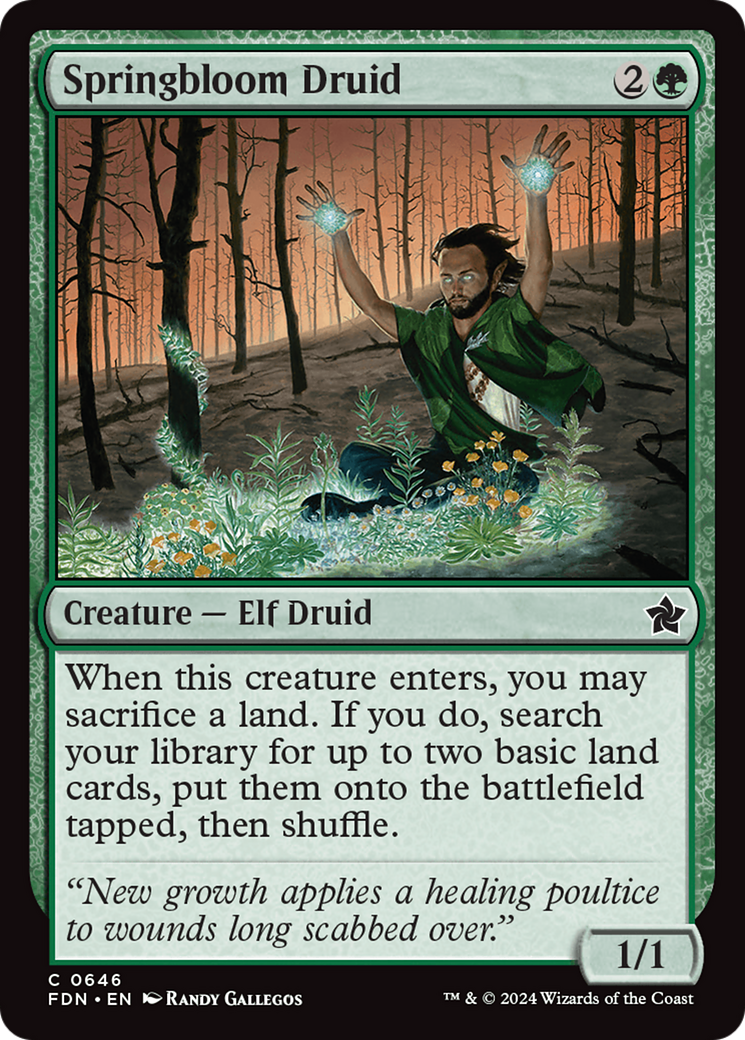 Druide Springbloom (FDN-646) - Fondations
