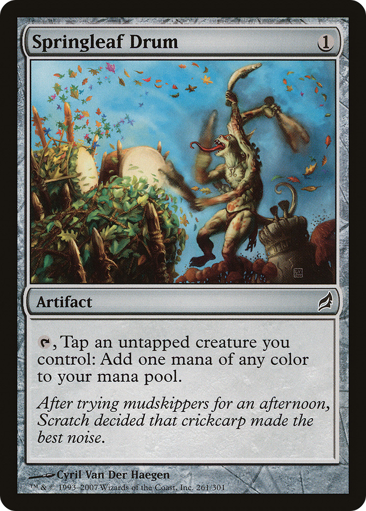 Tambour Springleaf (LRW-261) - Lorwyn Foil 
