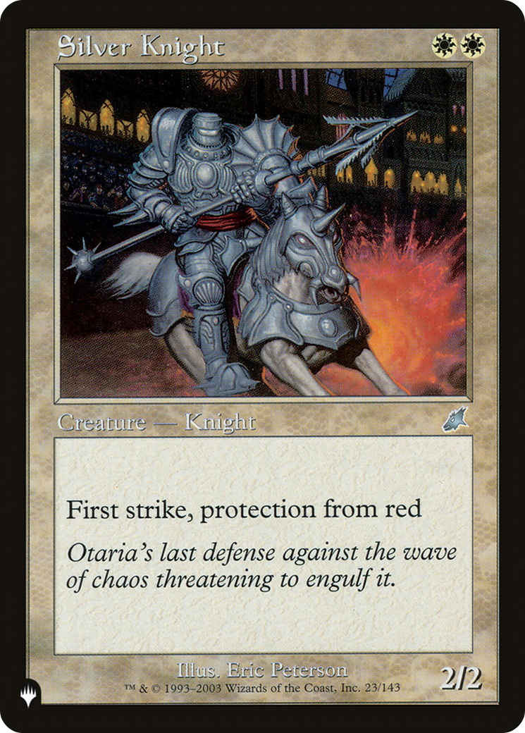 Silver Knight (LIST-SCG-23) - The List