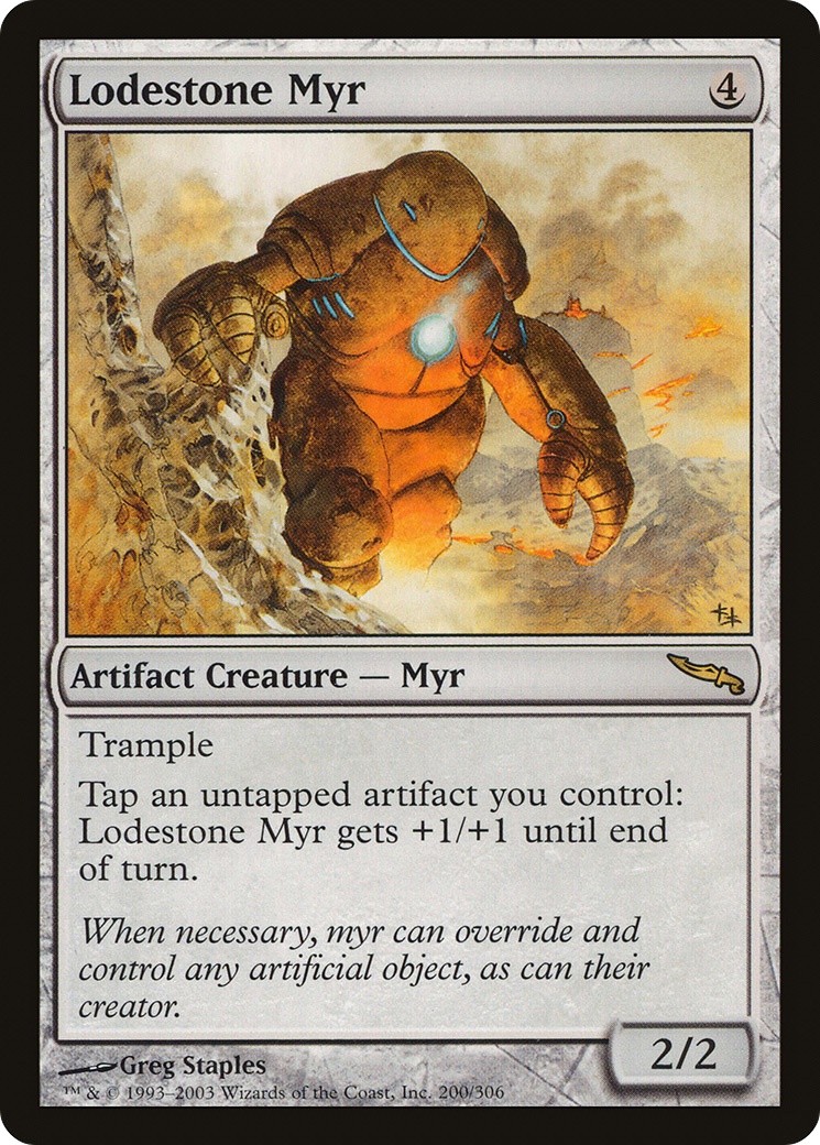 Lodestone Myr (MRD-200) - Mirrodin