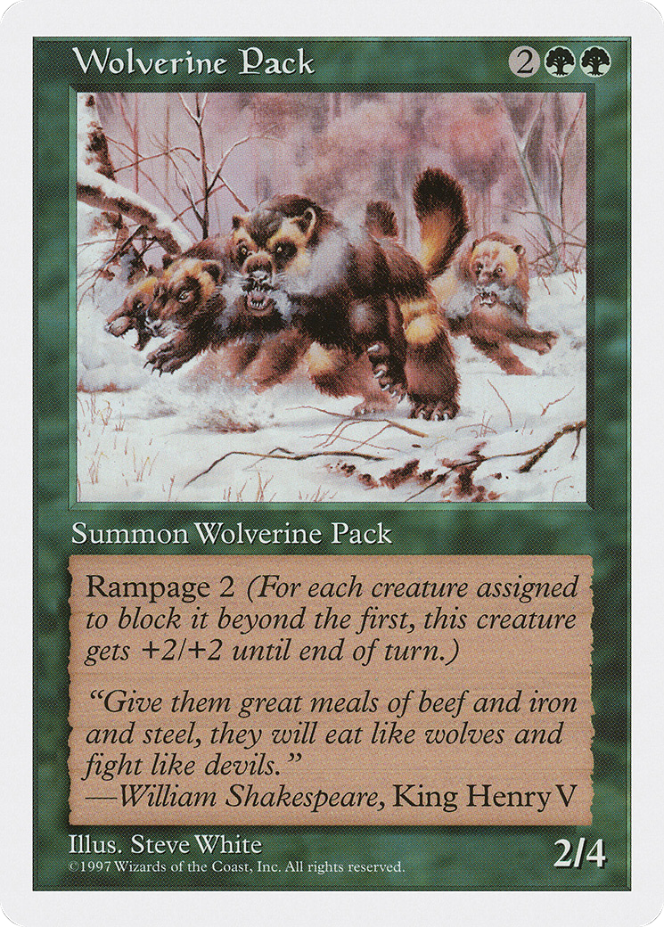 Wolverine Pack (5ED-) - Fifth Edition