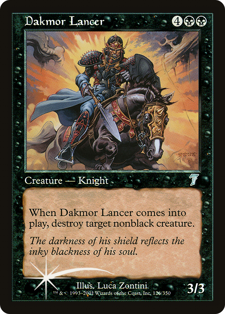 Dakmor Lancer (7ED-126★) - Septième édition Foil 
