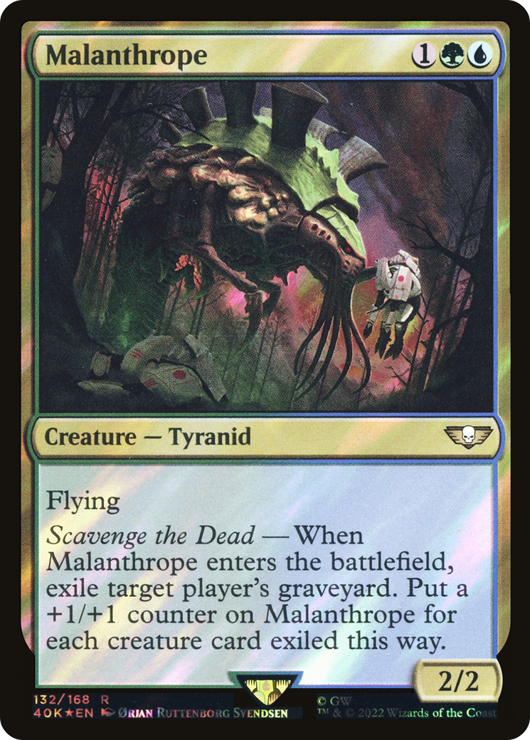 Malanthrope (Surge Foil) (40K-132★) - Warhammer 40,000 Commander Foil