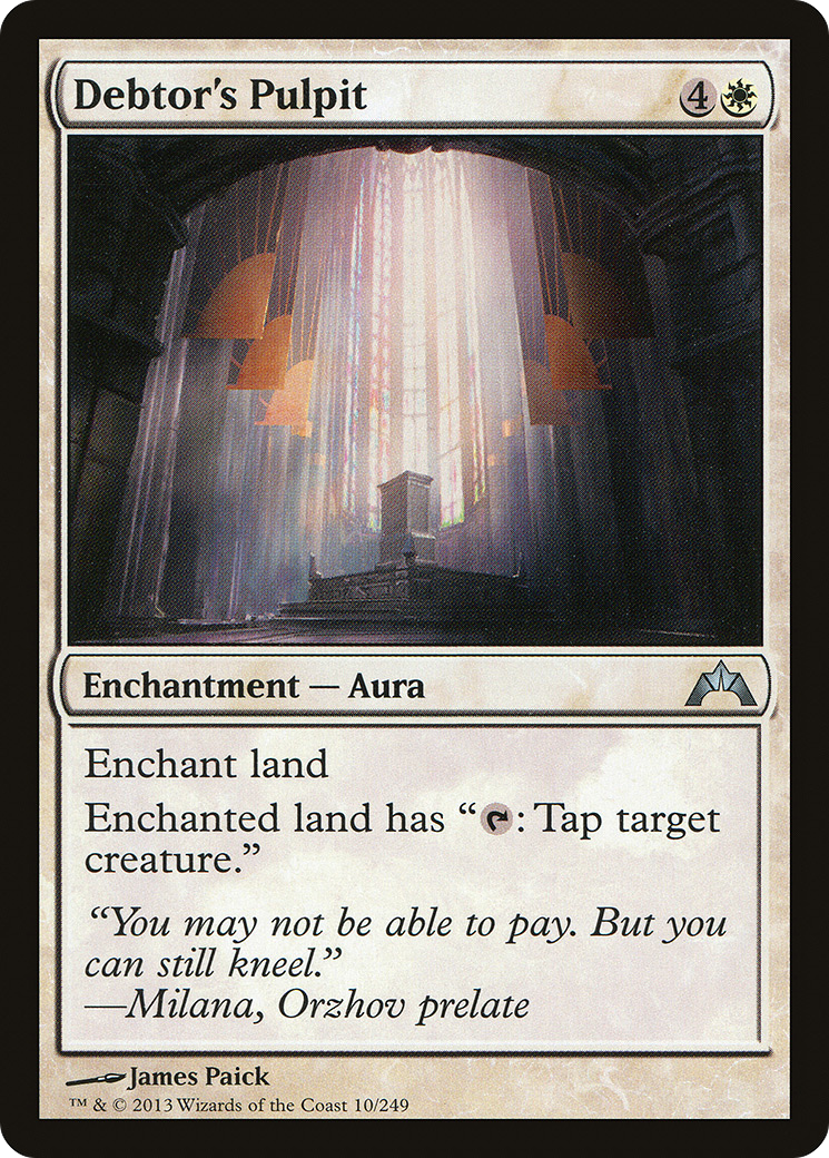 Chaire du débiteur (GTC-010) - Gatecrash Foil 