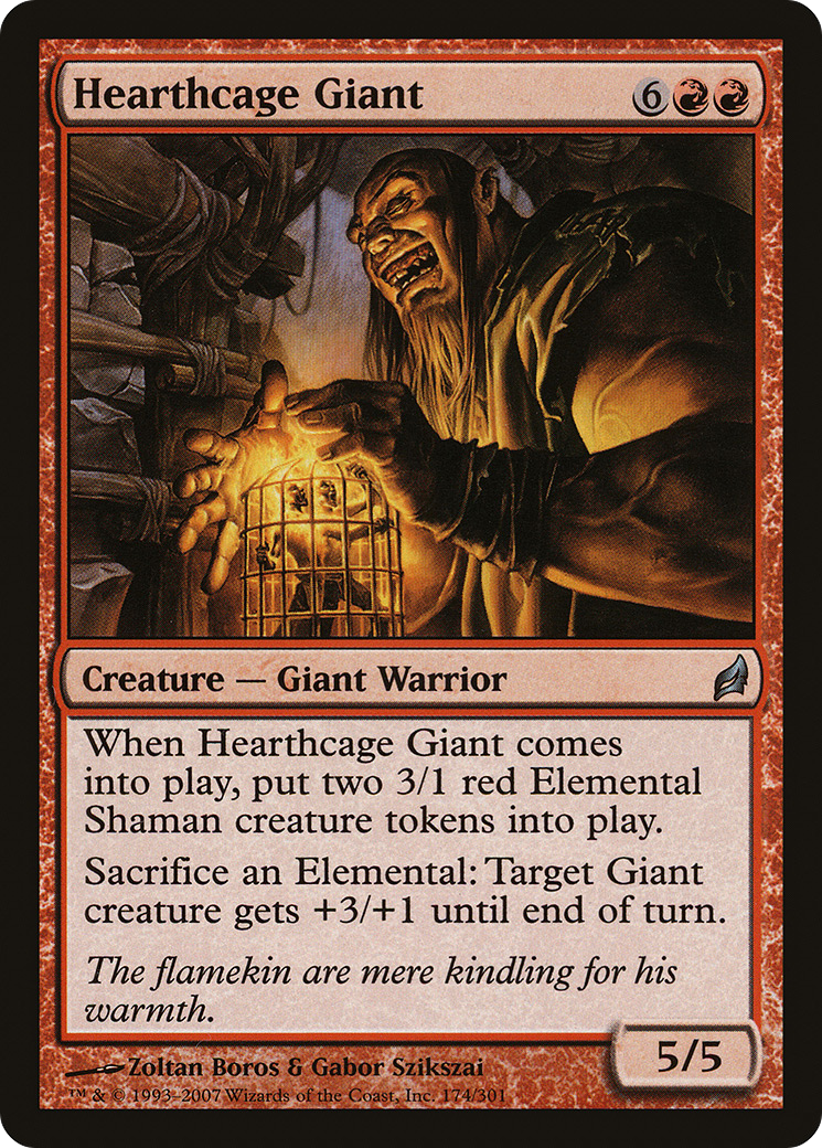 Hearthcage Giant (LRW-174) - Lorwyn Foil 