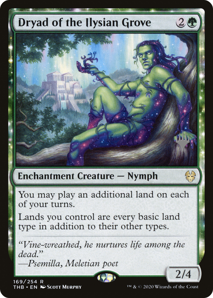 Dryad of the Ilysian Grove (PPTHB-169) - Theros Beyond Death Promos: (enchantment)