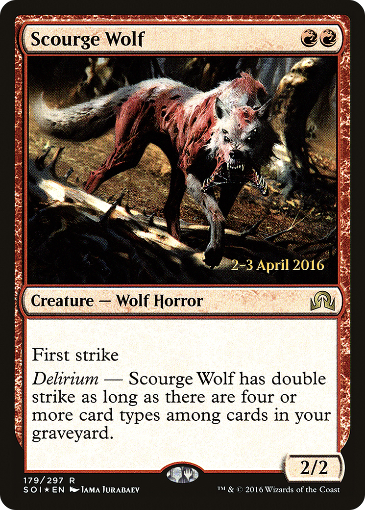 Loup du Fléau (PSOI-179S) - Promotions Shadows over Innistrad 