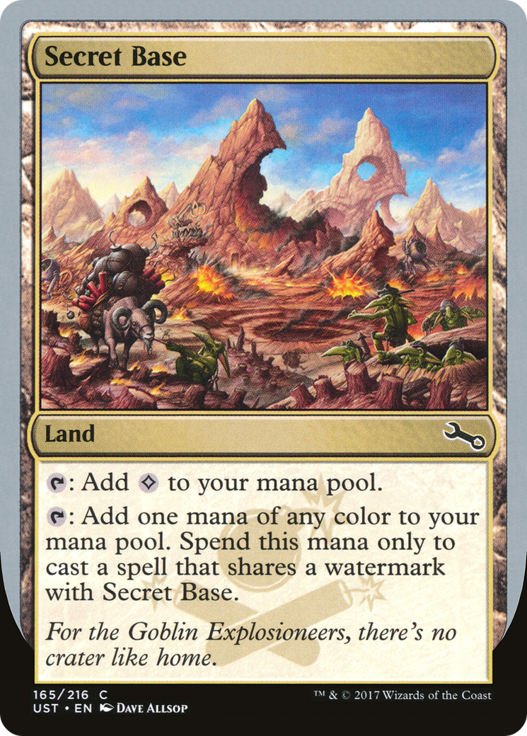 Base secrète (UST-165D) - Instable 