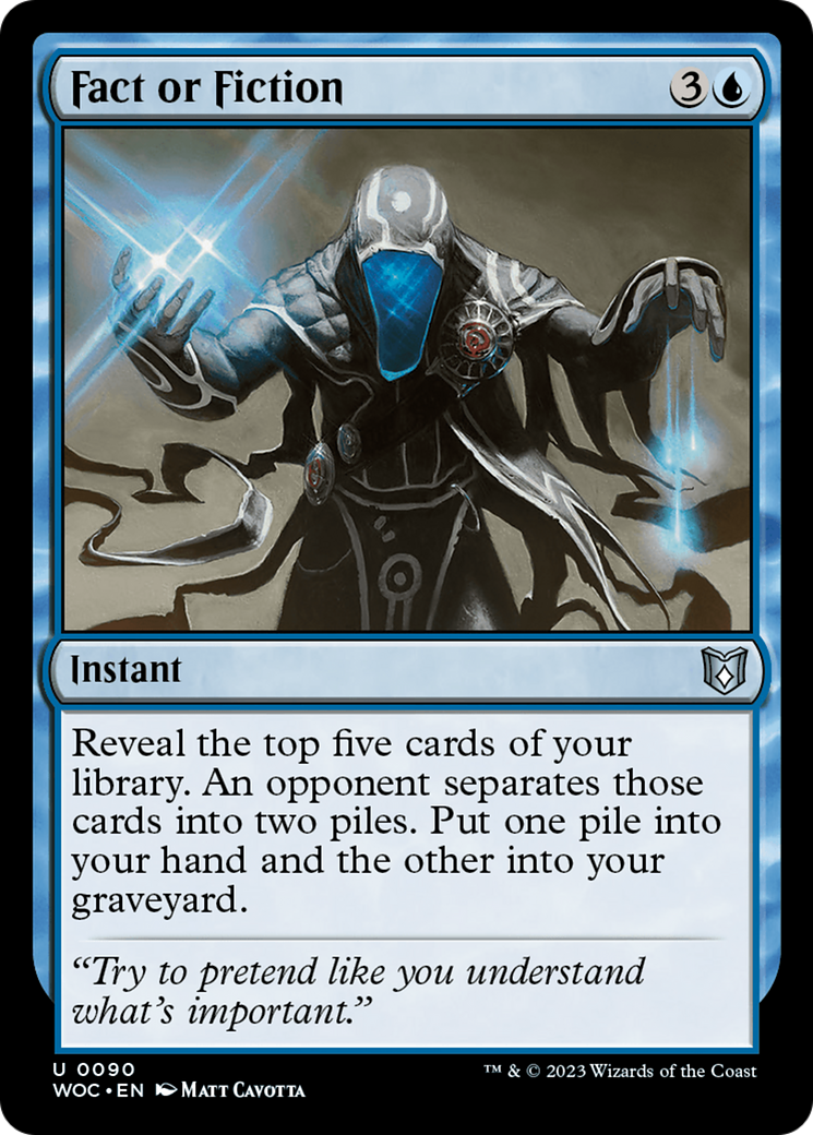 Fait ou fiction (WOC-090) - Commandant des Terres sauvages d'Eldraine 