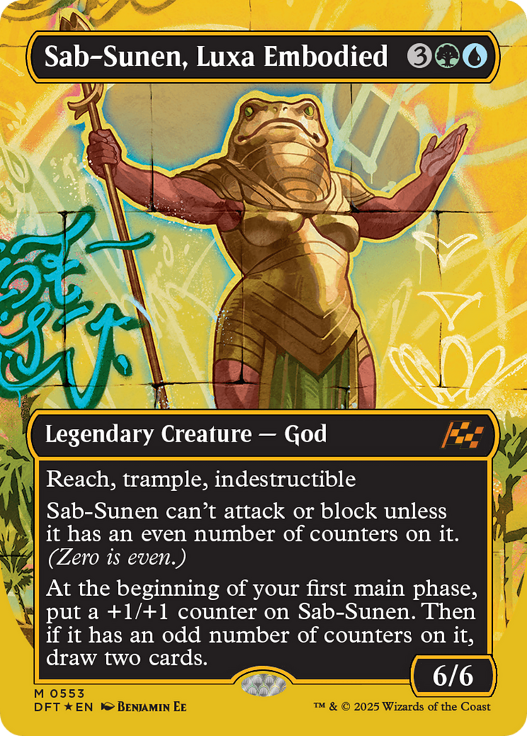Sab-Sunen, Luxa incarnée (sans bordure) (première place) (DFT-553) - Aetherdrift Foil