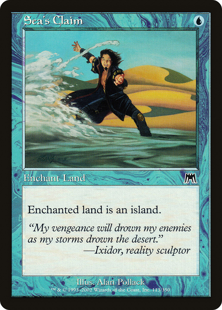 Sea's Claim (ONS-113) - Onslaught Foil 