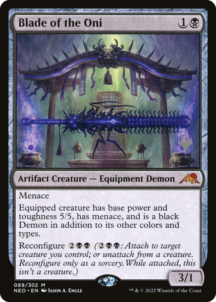 Lame de l'Oni (PNEO-89P) - Kamigawa : Neon Dynasty Promos Foil 