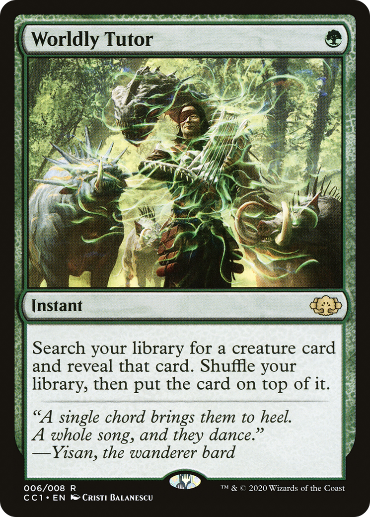Tuteur du Monde (CC1-006) - Collection Commander : Feuille Verte 